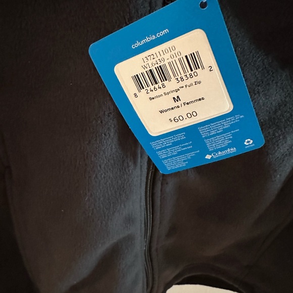 Columbia Women's Benton
Springs Full-Zip Jacket, Black, - Picture 6 of 7